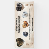 Adopt a Cookie Animal Rescue Fundraising Banner (Vertikal)