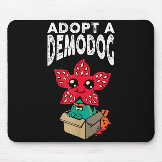 Adopt A Demodog Shirt Kids Women Men Cute Funny Do Mousepad (Vorne)