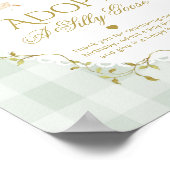 Adopt a Silly Goose Gender Neutral 1st Birthday Poster (Ecke)