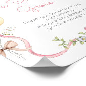 Adopt a Silly Goose Whimsical Pink girl Birthday Poster (Ecke)