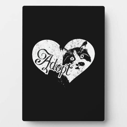 ADOPT CAT FOTOPLATTE (Vorderseite)