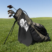 ADOPT CAT GOLFHANDTUCH (Gras)
