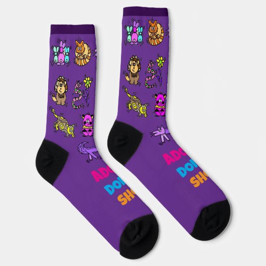 Adopt Don’t Shop Crew Socken (Rechts)
