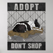 Adopt Don’t Shop Poster (Vorne)