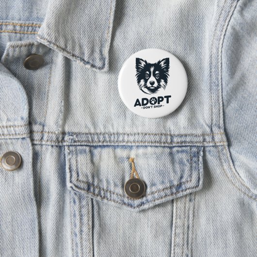 Adopt don't shop 3 button (Beispiel)