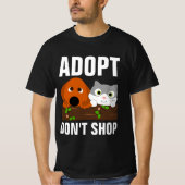 ADOPT DON'T SHOP T-Shirts (Vorderseite)