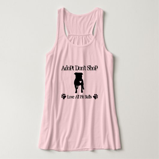 Adopt kaufen nicht tank top (Design Vorderseite)