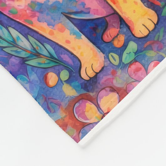 Adopted Dog Theme Fleece Blanket 30" x 40" (Ecke)