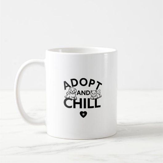 Adoptier and Chill - Women's T - Shirt™ Kaffeetasse (Links)