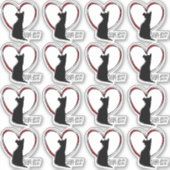 Adoptier bitte nicht einkaufen! | weiß oder klar aufkleber (Vorderseite)