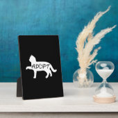 Adoptier Cat Fotoplatte (Seite)