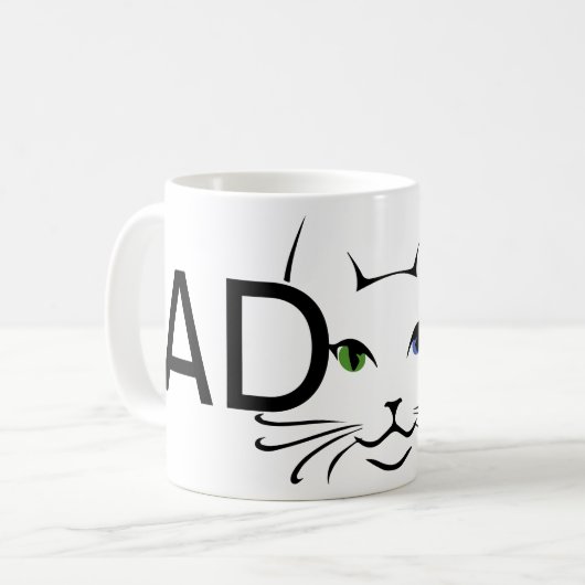 Adoptier Cat Kaffeetasse (Vorderseite Links)