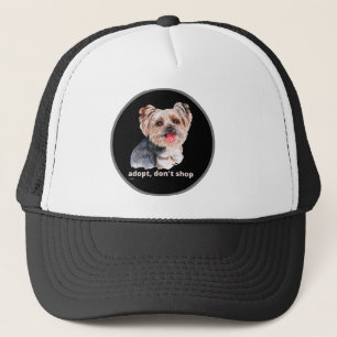 ADOPTIER, DON not SHOP (Yorkshire Terrier) niedlic Truckerkappe
