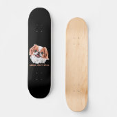 ADOPTIER, DON T SHOP (Japanisch Spanisch) niedlich Skateboard (Vorderseite)