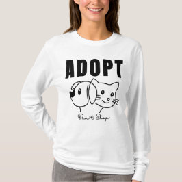 Adoptier Don't Shop - Animal Rescue & Pet Adoption T-Shirt