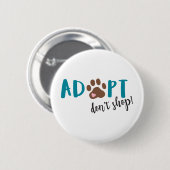 Adoptier Dont Shop Button (Vorne & Hinten)