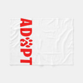 Adoptier Dont Shop - Havanese Fleecedecke (Vorderseite (Horizontal))