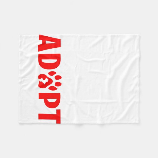 Adoptier Dont Shop - Havanese Fleecedecke (Vorderseite (Horizontal))