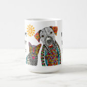 Adoptier Don't Shop Hunde und Katzen-Tasse Kaffeetasse (Mittel)