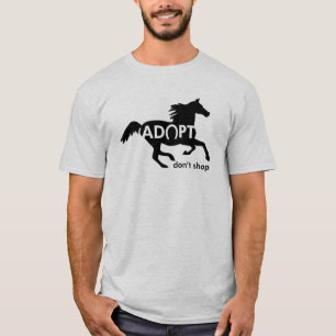 Adoptier Don't Shop Pferd T-Shirt