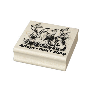 Adoptier don't shop - Stempel