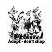 Adoptier don't shop - Stempel (Prägung)