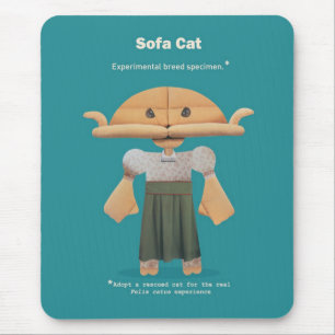 ADOPTIER EINE REKULIERTE KATZE! MOUSEPAD