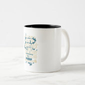 Adoptier einen Windhund-Rettungshund Zweifarbige Tasse (VorderseiteRechts)