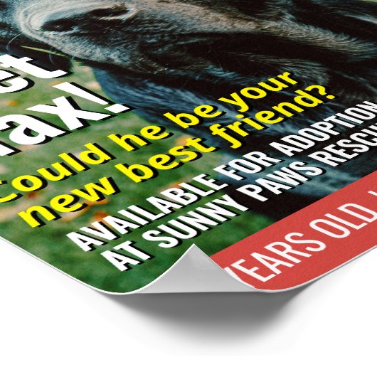 Adoptier einer Cover für das benutzerdefinierte Be Poster (Ecke)