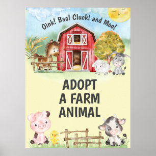 Adoptier eines Geburtstagsunterschreibers eines la Poster