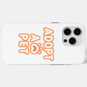 adoptier eines Haustiers Case-Mate iPhone Hülle (Rückseite (Horizontal))