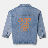 adoptier eines Haustiers Jeansjacke (Rückseite)
