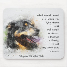 Adoptier eines Hundehundes - Berner Hund Mousepad
