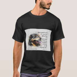 Adoptier eines Hundehundes - Berner Hund T-Shirt