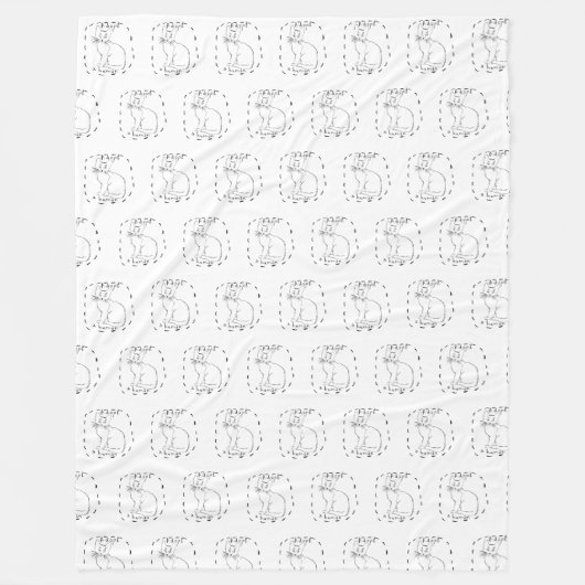 Adoptier eines Menschen Fleecedecke (Vorderseite)