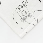 Adoptier eines Menschen Fleecedecke (Ecke)