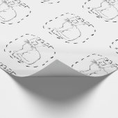 Adoptier eines Menschen Geschenkpapier (Ecke)