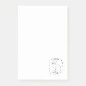 Adoptier eines Menschen Post-it Klebezettel (Vorderseite)