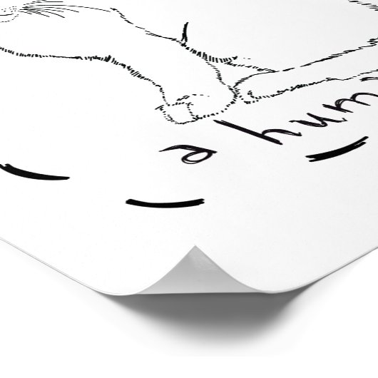 Adoptier eines Menschen Poster (Ecke)