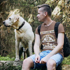 Adoptier eines Pelztierzubehör und Schutz der Lieb T-Shirt