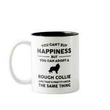 Adoptier eines rauen Collie Happiness