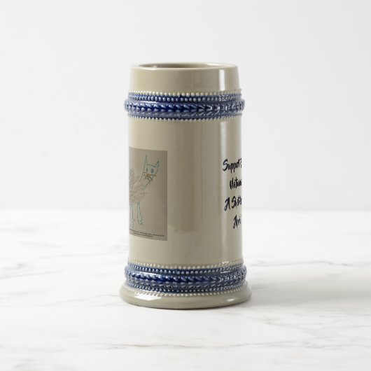 Adoptier eines Shelter Pet von RoseWrites-Tasse Bierglas (Mittel)