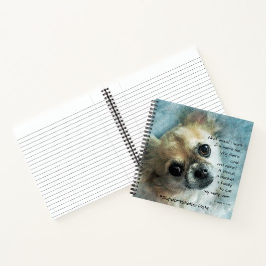 Adoptier eines Unterhemmers - Chihuahua Notizblock (Innenseite)