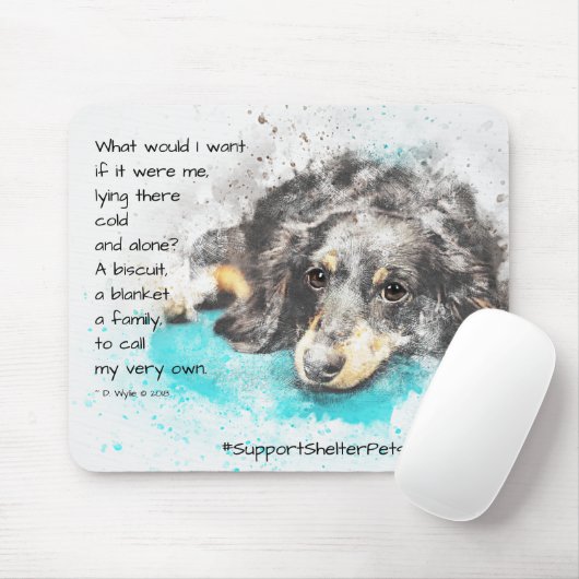 Adoptier eines Unterhemmers - Dackel Mousepad (Mit Mouse)