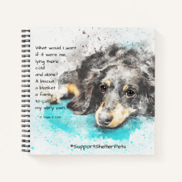 Adoptier eines Unterhemmers - Dackel Notizblock