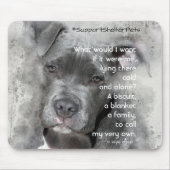 Adoptier eines Unterhemmers - Grubenbull Mousepad (Vorne)