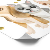 Adoptier eines Welpen, Pawty, Welpe-Party, Kindert Poster (Ecke)