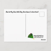 Adoptier: Katze Weihnachtsbaum: Zeit des Jahres! Postkarte (Rückseite)