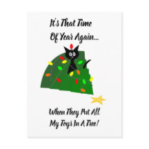 Adoptier: Katze Weihnachtsbaum: Zeit des Jahres!