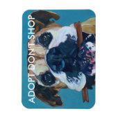 ADOPTIER KEIN KFZ-Magnet Magnet (Vertikal)